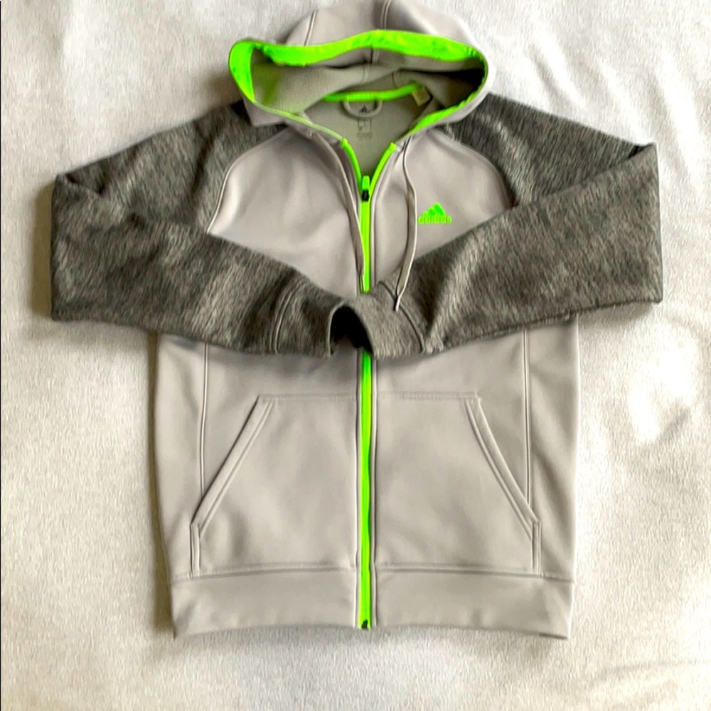 Adidas Climawarm Zipper Hoodie Sz Small